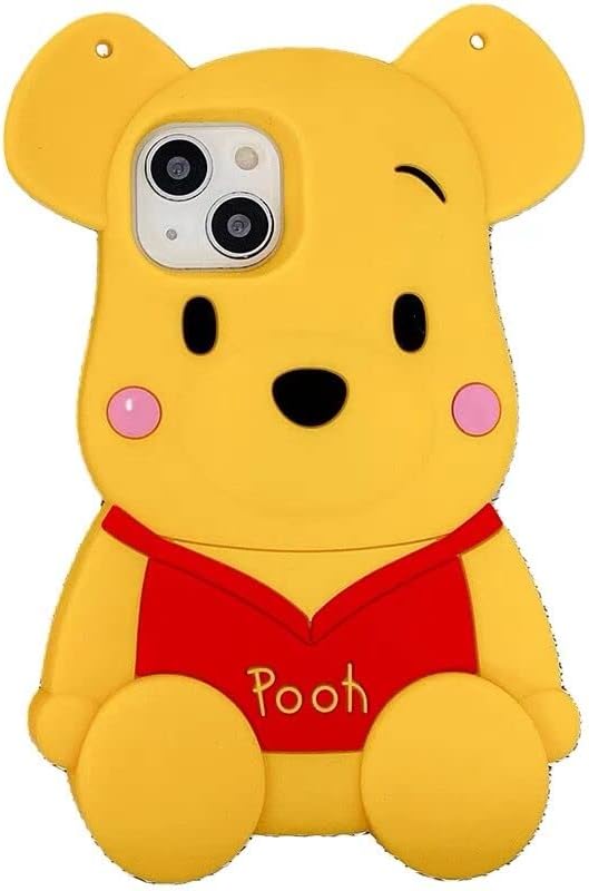 3D Cartoon Winnie the Pooh Bear Oversized Cute Case - 5