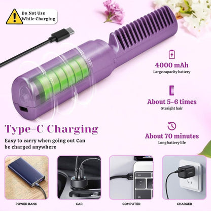 Meneflix Portable Mini Hair Straightener Comb (🎁70% Off🎁)