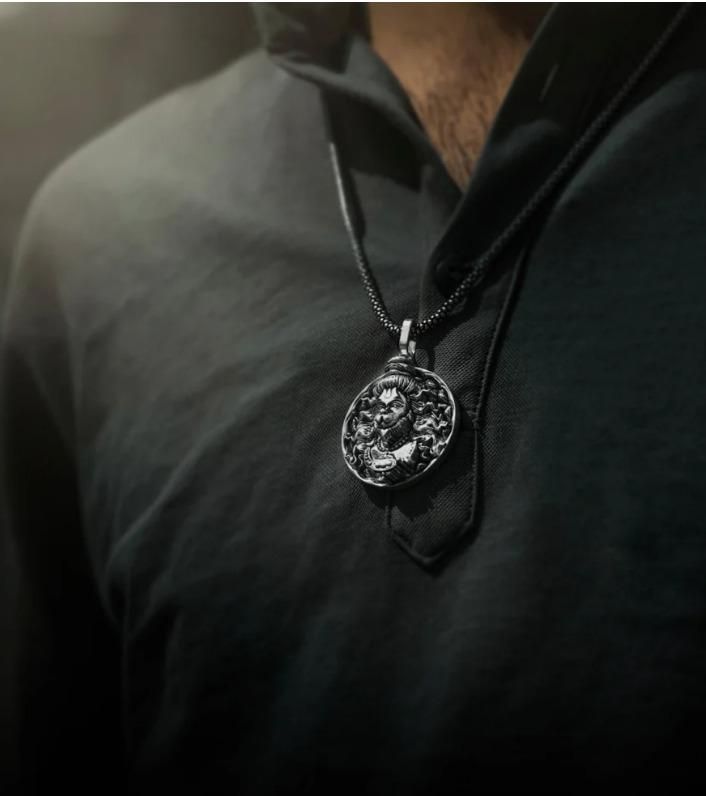 Hanuman Ji Silver Pendant (🎁65% Off🎁)