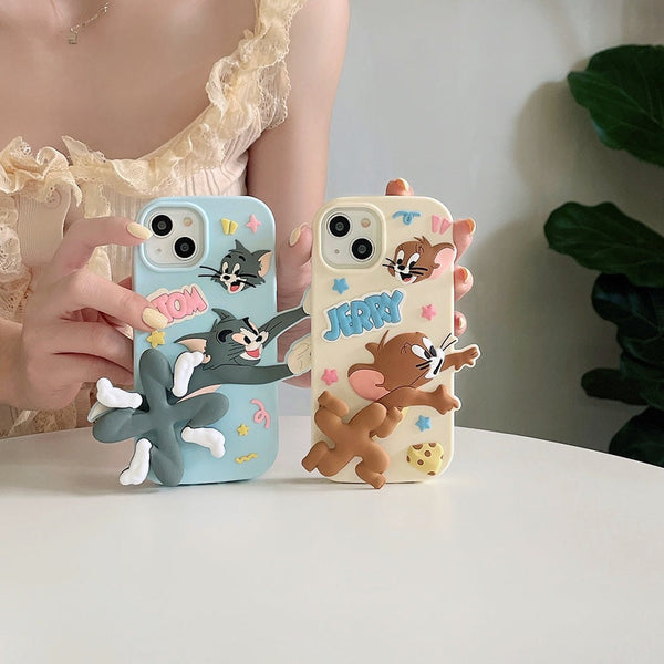3D Cartoon Mouse Fidget Spinner Playing Game Running Case - 8
