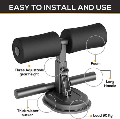 Sit-ups and Push-ups Assistant for Lose Weight Ab Exerciser Sit-up Bar (Multicolor)