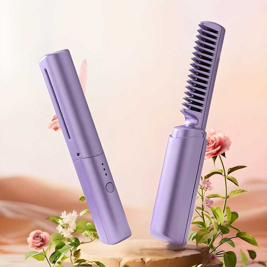 Meneflix Portable Mini Hair Straightener Comb (🎁70% Off🎁)