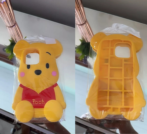 3D Cartoon Winnie the Pooh Bear Oversized Cute Case - 6