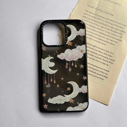 Moon Candy Cotton Impact Design Clouds Pattern Cute Aesthetic Case