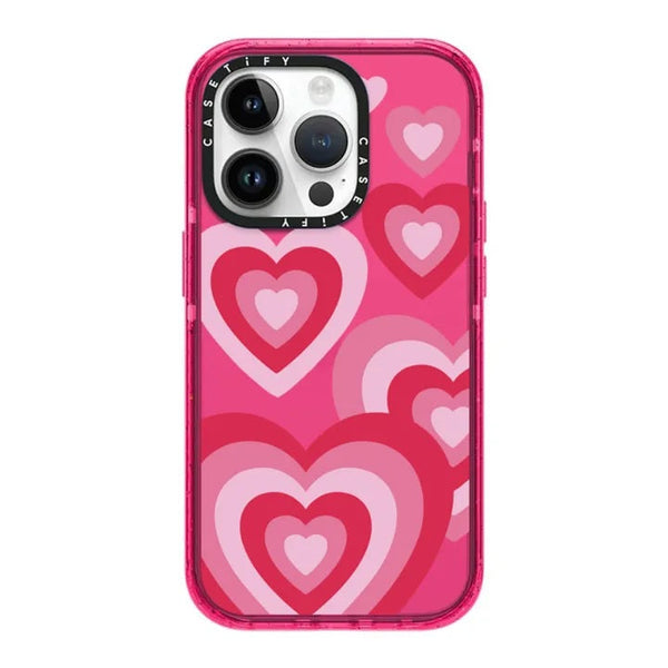 Heart Pink Love Impact Design Hearts Pattern Aesthetic Case - 9