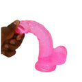 Pink Dildo With Suction Base