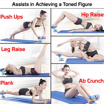 Sit-ups and Push-ups Assistant for Lose Weight Ab Exerciser Sit-up Bar (Multicolor)